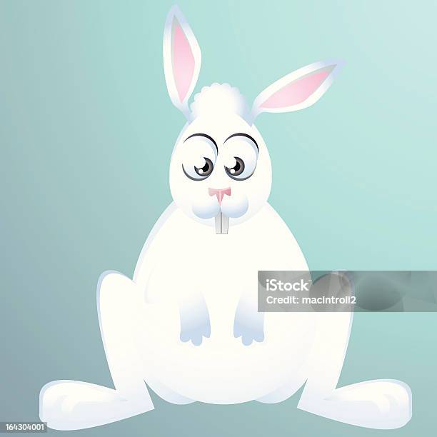 White Rabbit Thinking And Wondering Stock Illustration - Download Image Now - Animal, Bizarre, Cartoon