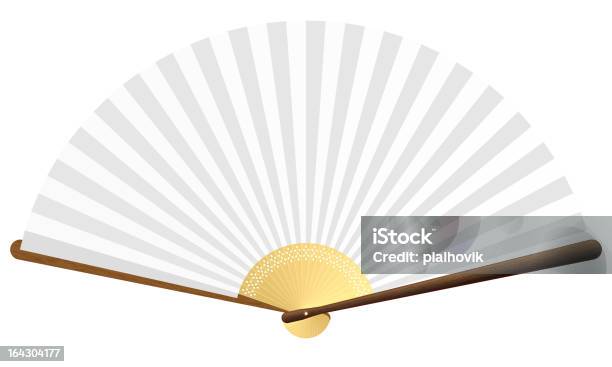 Ilustración de Ventilador y más Vectores Libres de Derechos de Abanico plegable - Abanico plegable, Abanico, Accesorio personal