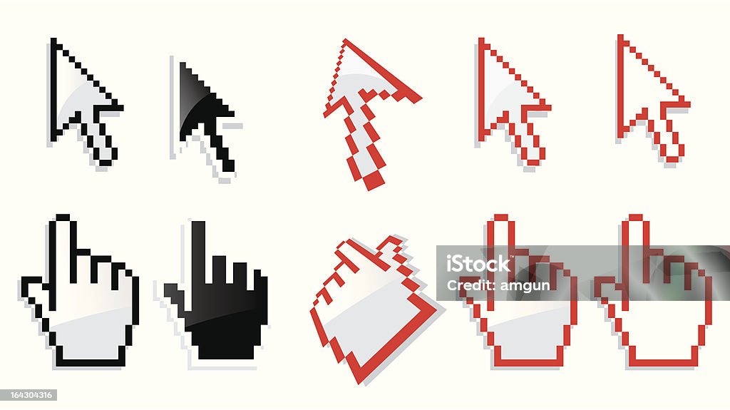 Cursors vector illustration Arrow Symbol stock vector