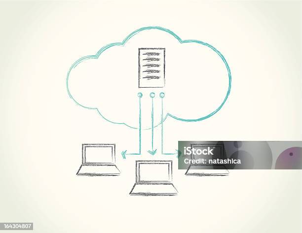 Nuage Informatique Concept Vecteurs libres de droits et plus d'images vectorielles de Centre de traitement de données - Centre de traitement de données, Client, Cloud computing