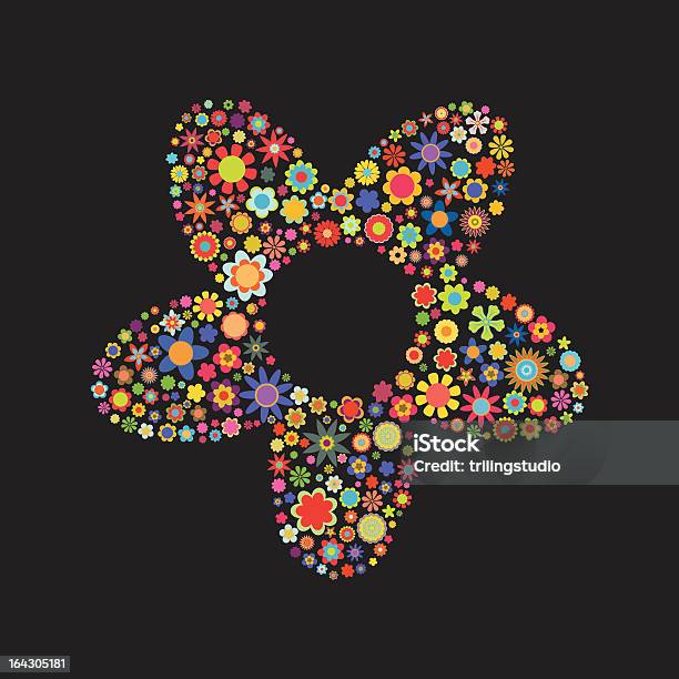 Flower Shape Stock Illustration - Download Image Now - Abstract, Art, Art And Craft