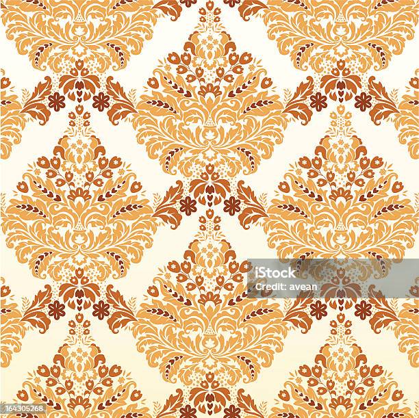 Damask Pattern Sample Damask Pattern Stock Illustration - Download Image Now - Art, Arts ...