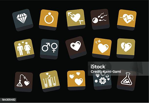 Valentines Day Icon Set Stock Illustration - Download Image Now - Arrow - Bow and Arrow, Breaking, Broken