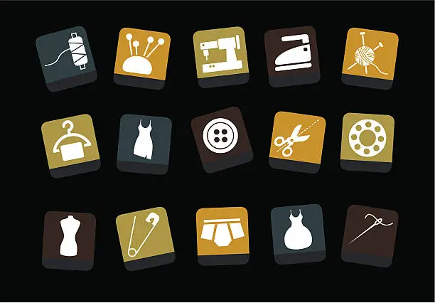 Vector illustration of Taylor Icons Set
