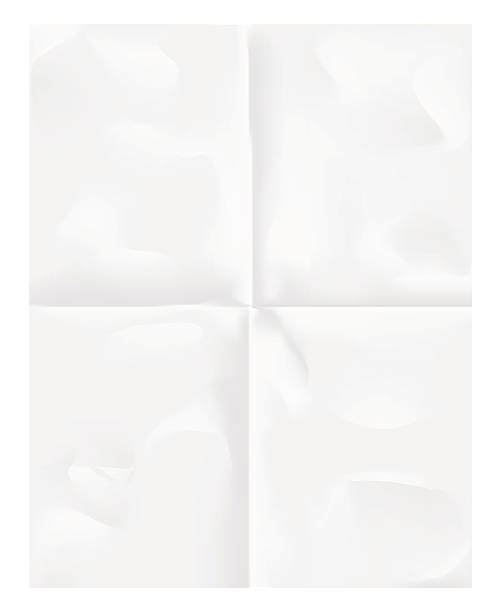 składany papier tle - pognieciony stock illustrations