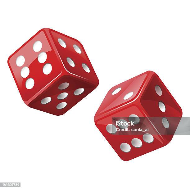 Dado - Immagini vettoriali stock e altre immagini di Gioco dei dadi - Gioco dei dadi, Chance, Cubo