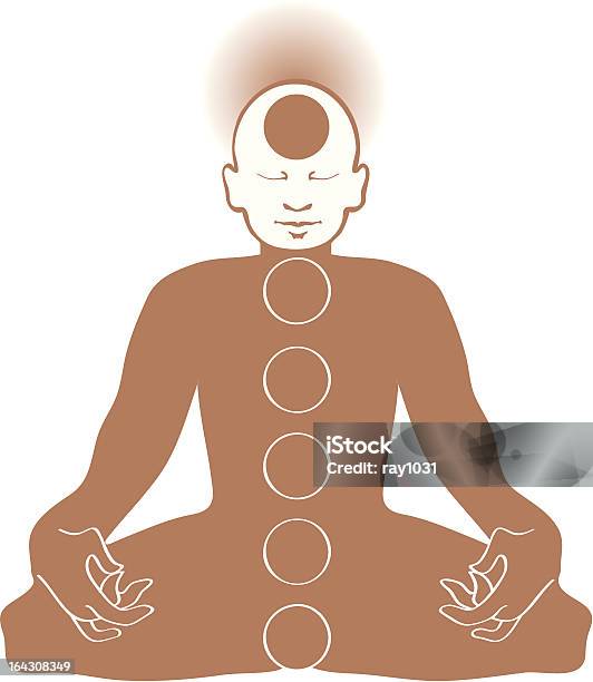 Meditation Stock Vektor Art und mehr Bilder von Betrachtung - Betrachtung, Buddhismus, Ein Mann allein