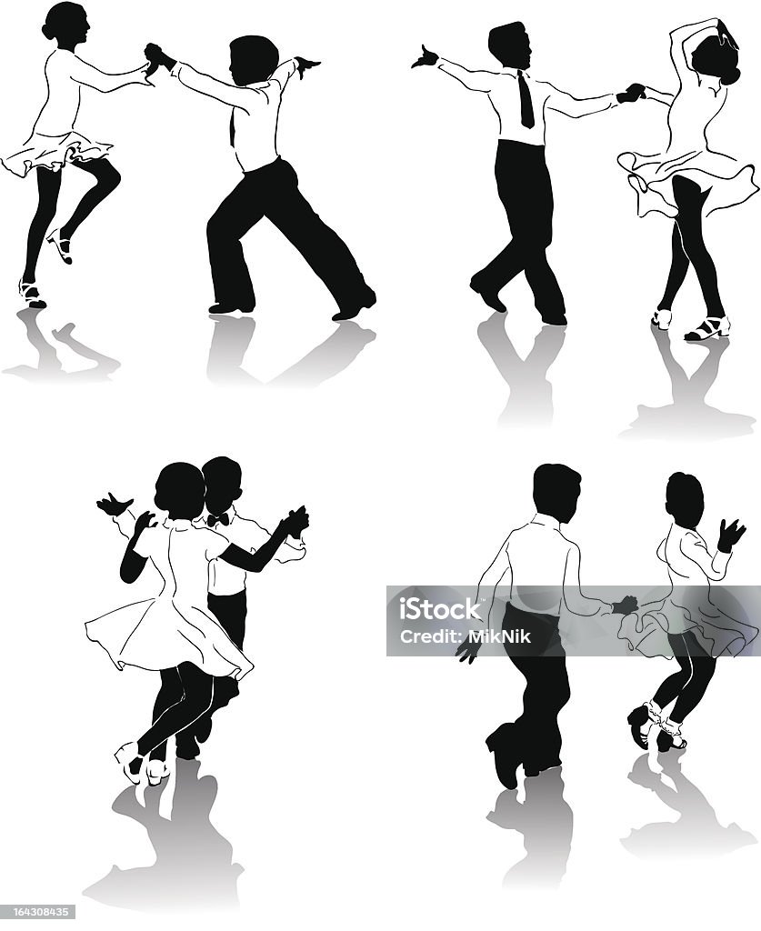 Junge dancers - Lizenzfrei 14-15 Jahre Vektorgrafik