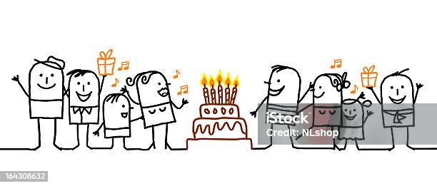 Happy Birthday Stock Vektor Art und mehr Bilder von Humor - Humor, Geburtstagskarte, Geburtstag