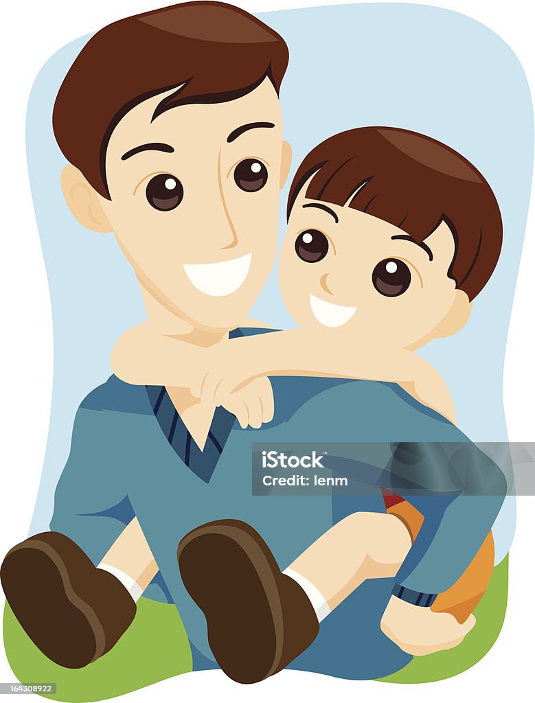 Father and Son Father and Son - Vector Art And Craft stock vector