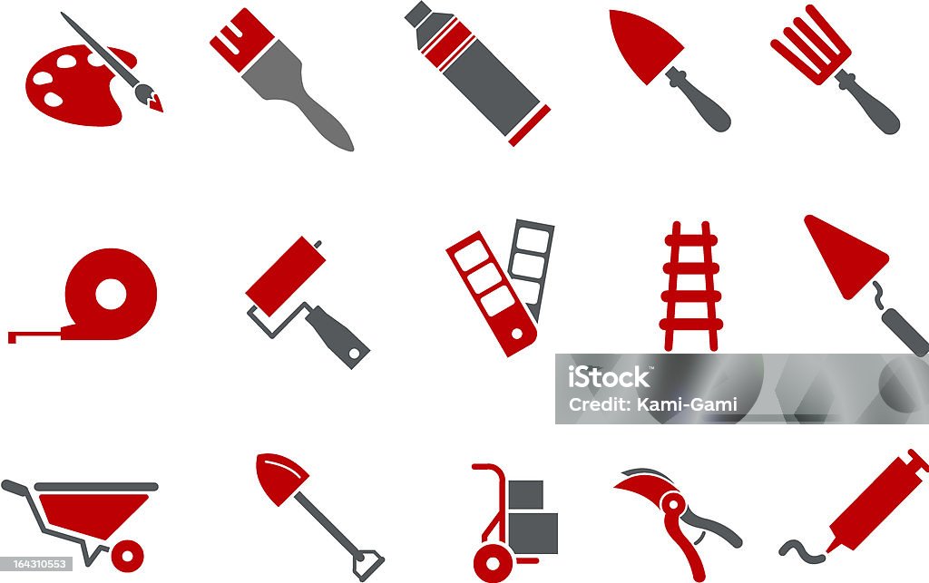 Tools Symbol set - Lizenzfrei Arbeiten Vektorgrafik