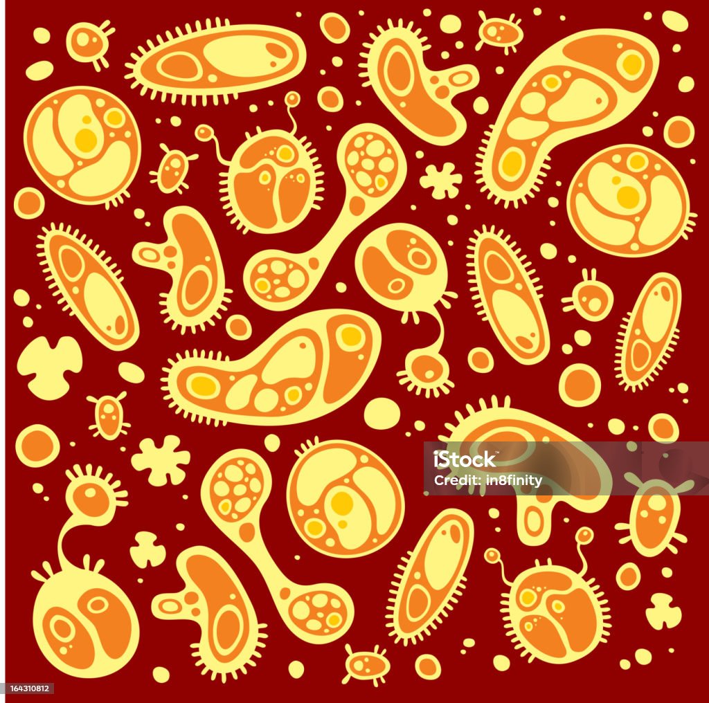 microbe 2 - clipart vectoriel de Amibe libre de droits