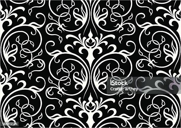 Seamless Wallpaper Stock Illustration - Download Image Now - Abstract, Art And Craft, Backgrounds