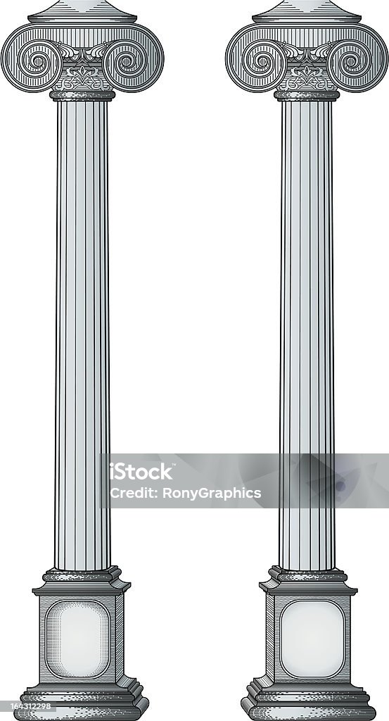 Columns Vector Stock Illustration - Download Image Now - Pedestal ...