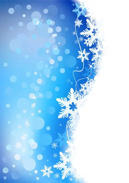 Vector illustration of Winter holiday background.