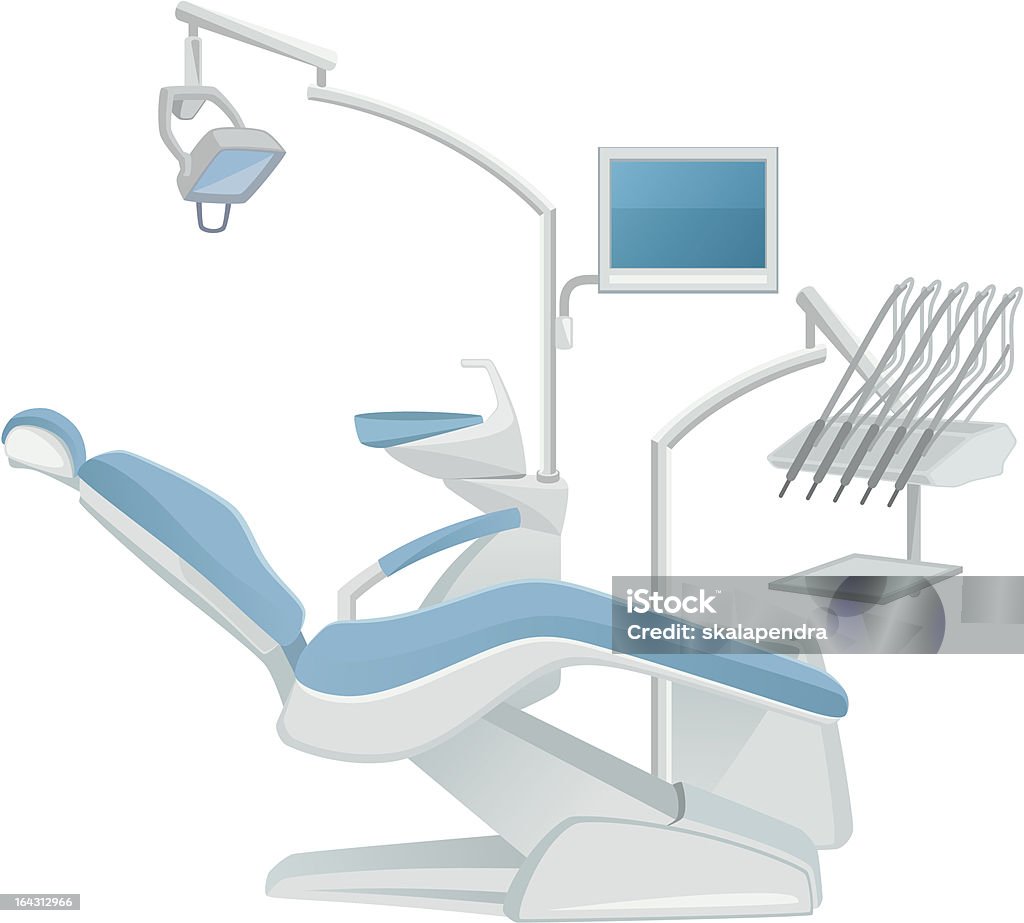 Dentistas - Royalty-free Cadeira arte vetorial