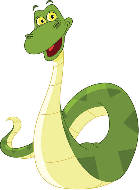 illustrazioni stock, clip art, cartoni animati e icone di tendenza di serpente - green tree python