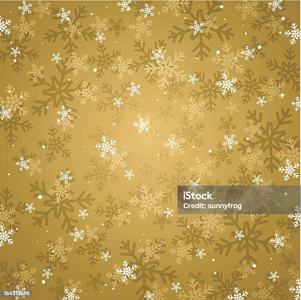 Sfondo Di Natale Dorato - Immagini vettoriali stock e altre immagini di Astratto - Astratto, Clip art, Curvo
