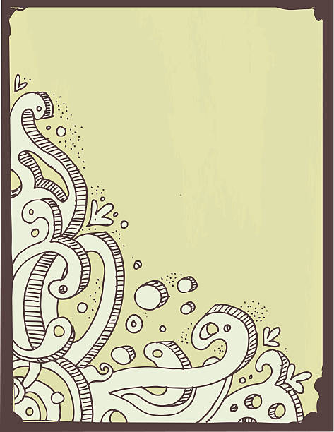 Splash! (doodle corner) vector art illustration