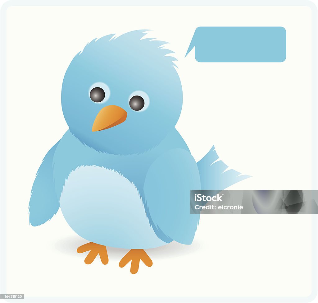かわいい twitter 鳥 - 食べさせるのロイヤリティフリーベクトルアート