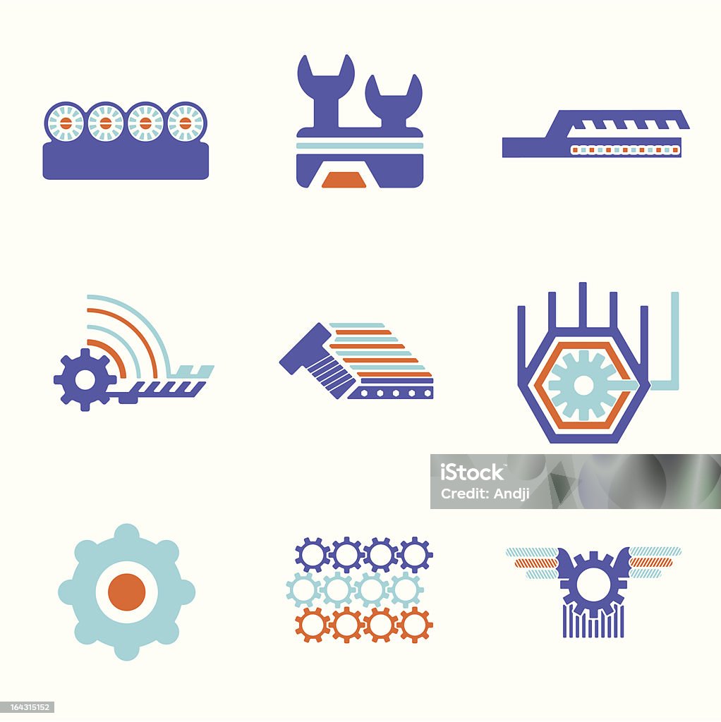 Technische Design-Elemente - Lizenzfrei Abstrakt Vektorgrafik