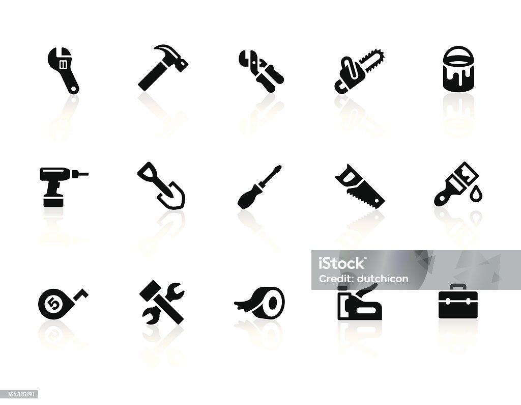 Werkzeug Symbol - Lizenzfrei Icon Vektorgrafik