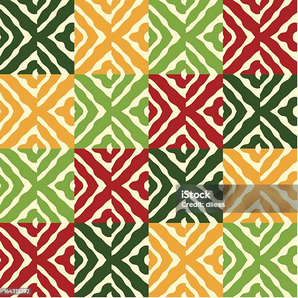 Seamless Pattern Di Natale - Immagini vettoriali stock e altre immagini di Arti e mestieri - Arti e mestieri, Astratto, Colore verde