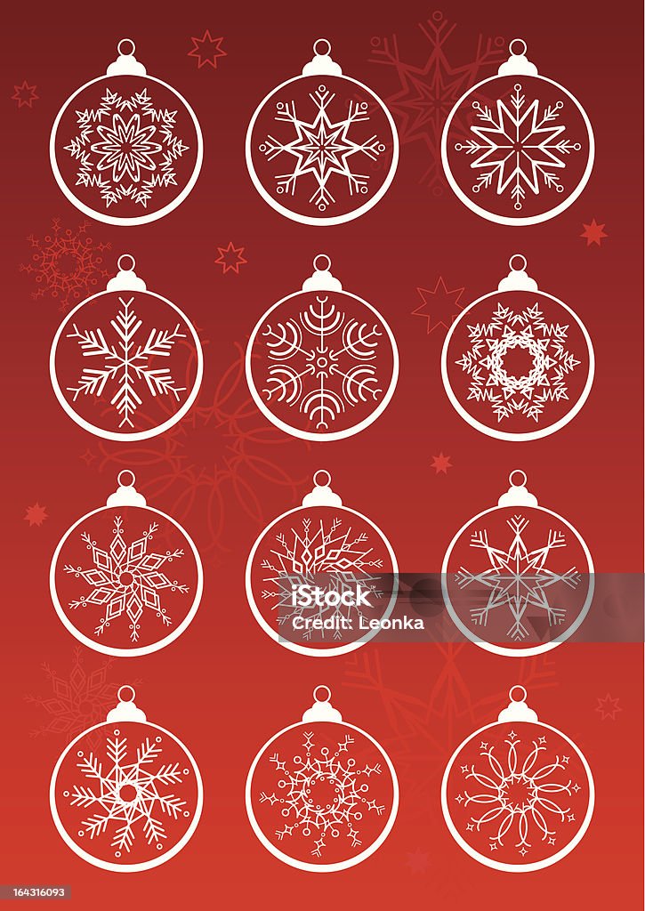 Bolas de Natal - Royalty-free Abstrato arte vetorial