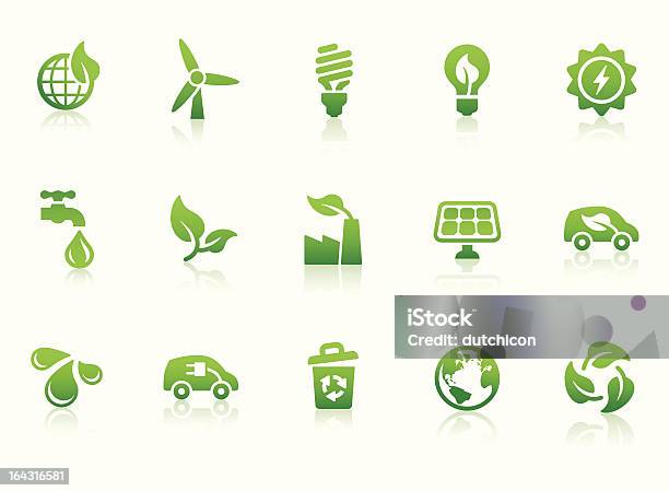 Eco Friendly Icons Stock Illustration - Download Image Now - Icon Symbol, Environmental Conservation, Sustainable Resources