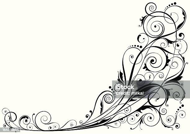 Swirl Angle Design Stock Illustration - Download Image Now - Abstract, Angle, Antique