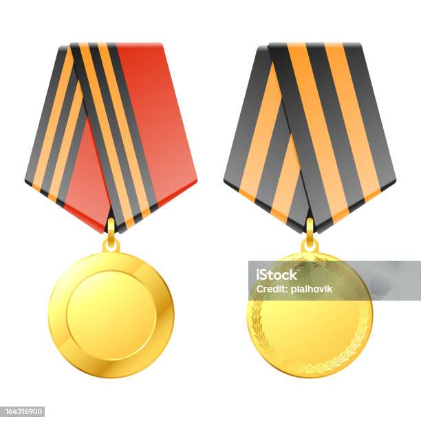 Insígnias - Arte vetorial de stock e mais imagens de Medalha - Medalha, Roseta, Tropa