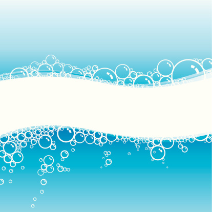 Graphic water bubbles with copy-space,  vector layered. (Download includes: CorelDraw 11, Illustrator cs, SVG, EPS & Hi-res Jpeg file) 
