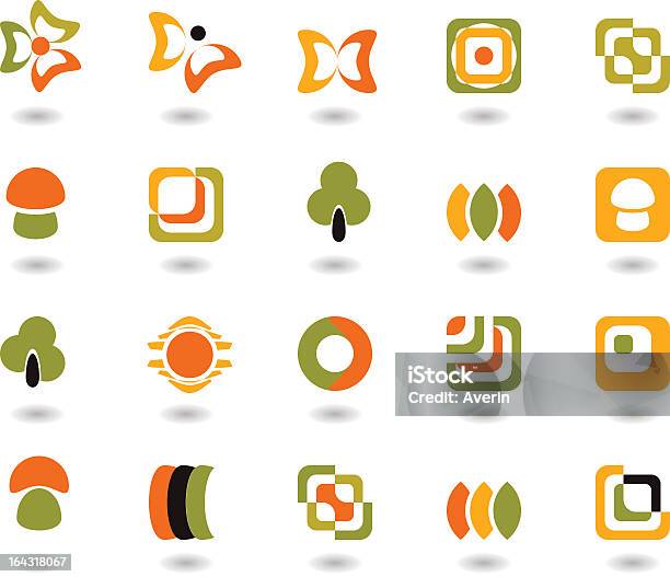 Логотипы — стоковая векторная графика и другие изображения на тему Абстрактный - Абстрактный, Без людей, В стиле минимализма
