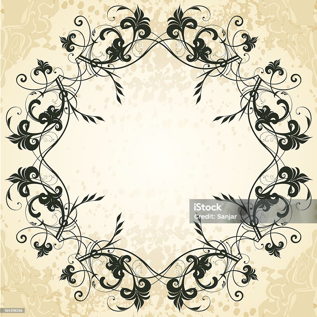 Cadre vintage - clipart vectoriel de Abstrait libre de droits