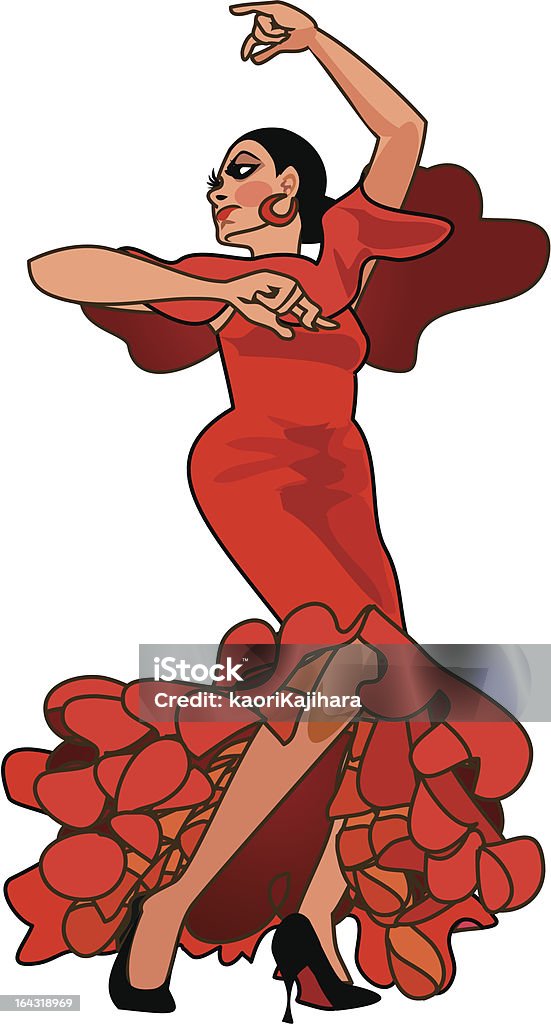 flamenco dancer in red dress |a|a A!a#AAaAA!A#aAA#aA#aaA #aaYAYA|AaAA!A#aAA#aAA#a Adult stock vector