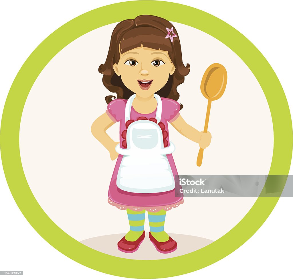 Little chef de - clipart vectoriel de Lèvres libre de droits