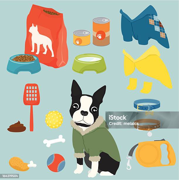 Pet Equipment Boy Stock Illustration - Download Image Now - Dog, Sweater, Dog Biscuit