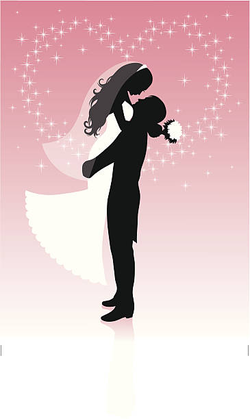 ilustraciones, imágenes clip art, dibujos animados e iconos de stock de novia y el novio. - dancing women wedding reception men