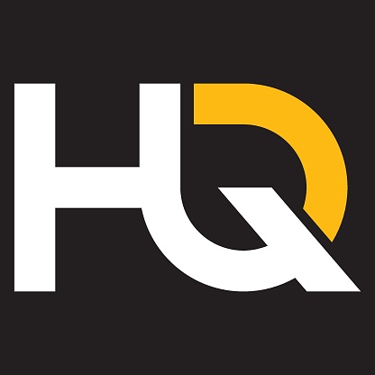 HQ letter logo vector icon illustration design