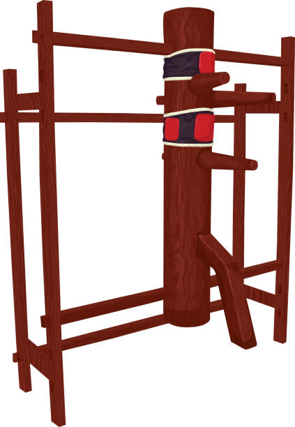 sequía Adolescencia logo Traditional Martial Arts Wooden Dummy Equipment Stock Illustration -  Download Image Now - Kung Fu, Wood - Material, Asian Culture - iStock