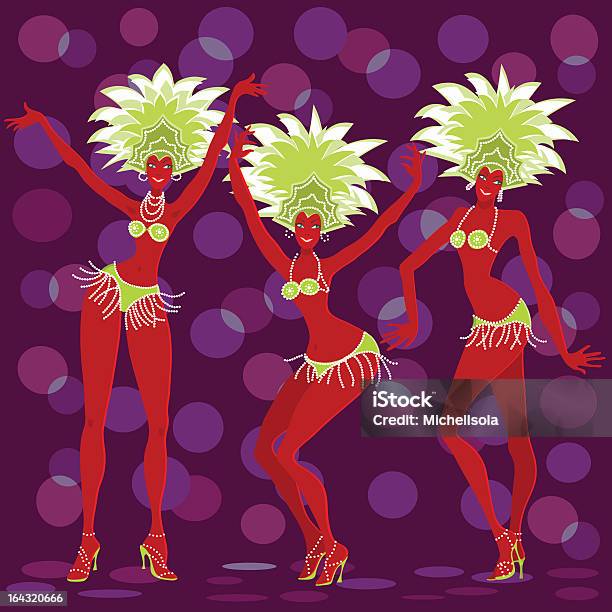 Carnaval Raparigas Merry - Arte vetorial de stock e mais imagens de Banda desenhada - Produto Artístico - Banda desenhada - Produto Artístico, Salsa - Dança Latino-Americana, Adolescente