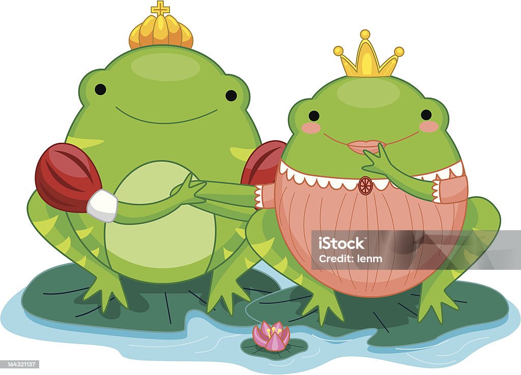Frog Prince And Princess Stock Illustration - Download Image Now -  Amphibian, Animal, Cartoon - iStock