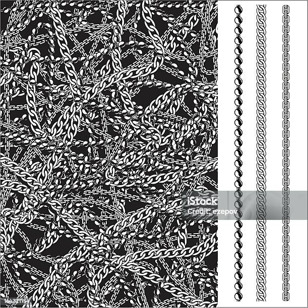 Chaînes Et Brosses Pour Tout Compris Vecteurs libres de droits et plus d'images vectorielles de Abstrait - Abstrait, Acier, Antiquités