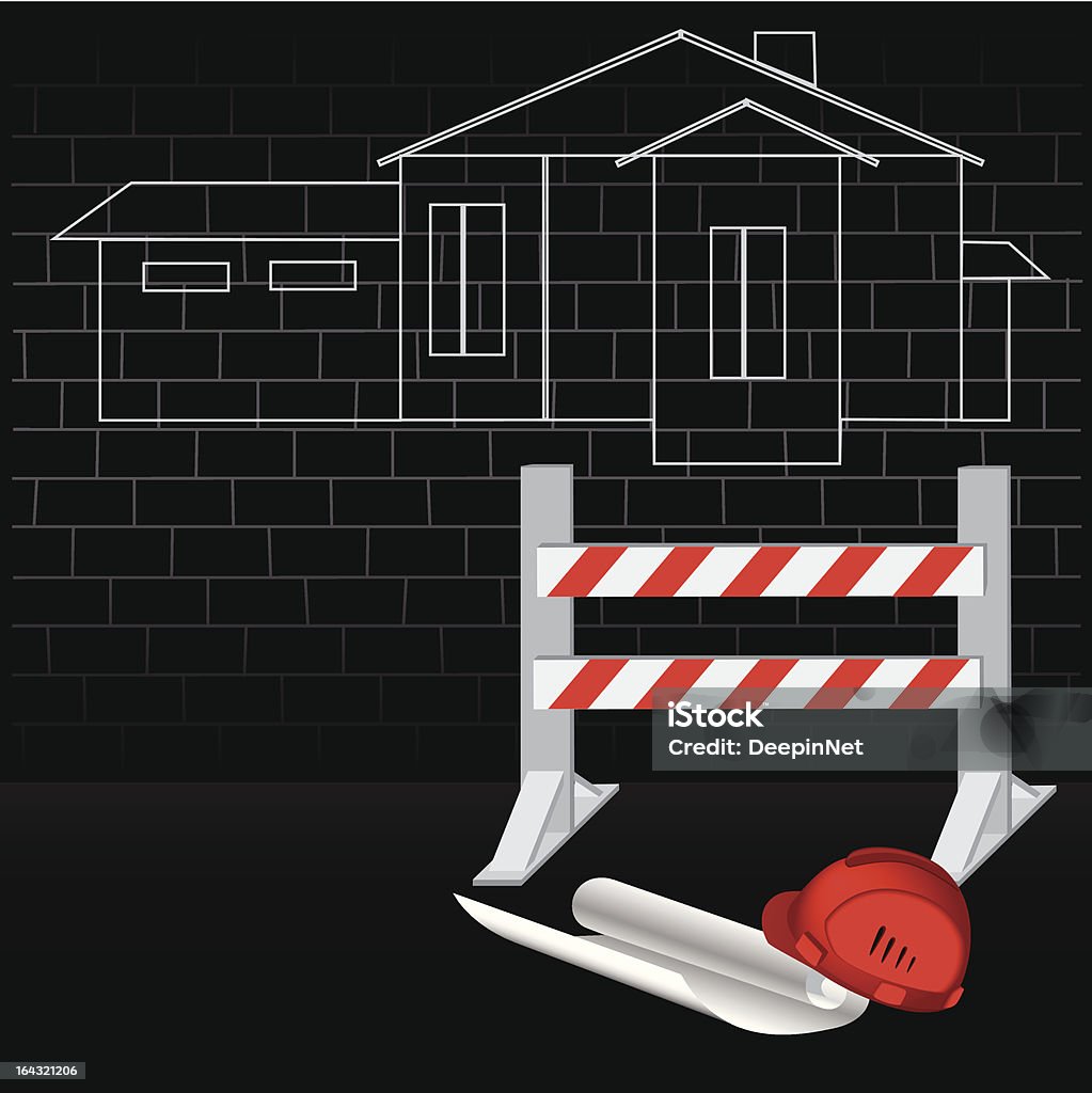 Travaux de Construction - clipart vectoriel de Architecture libre de droits