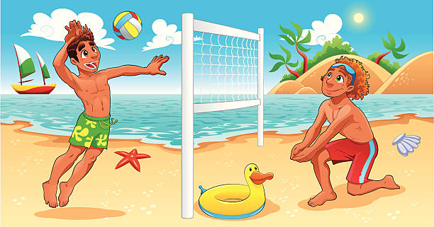 183 Cartoon Of The Young People Playing Volleyball Beach Illustrations & Clip Art - iStock 183 Cartoon Of The Young People Playing Volleyball Beach Illustrations & Clip Art - iStock