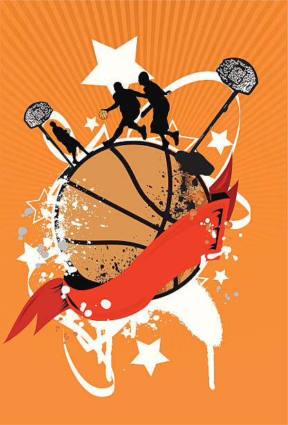 Basketball.3 - ilustração de arte em vetor