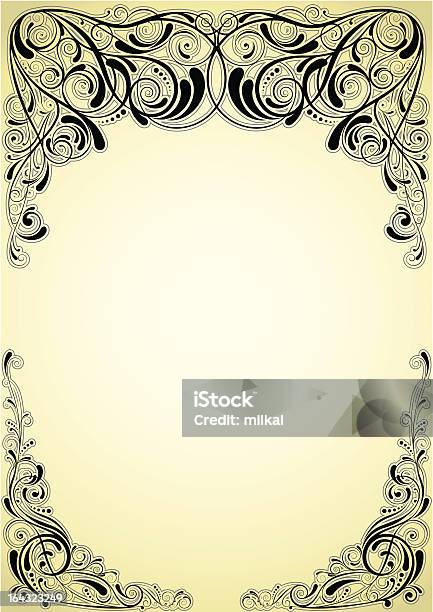Backgraund Design Ramki - Stockowe grafiki wektorowe i więcej obrazów Abstrakcja - Abstrakcja, Antyczny, Barok