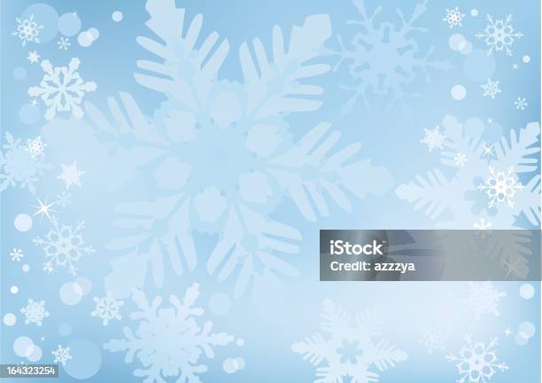 Sfondo Di Inverno - Immagini vettoriali stock e altre immagini di Astratto - Astratto, Bianco, Blu