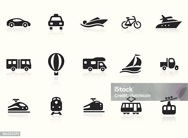 Transportation Icons 2 Stock Illustration - Download Image Now - Icon Symbol, Nautical Vessel, Motor Home