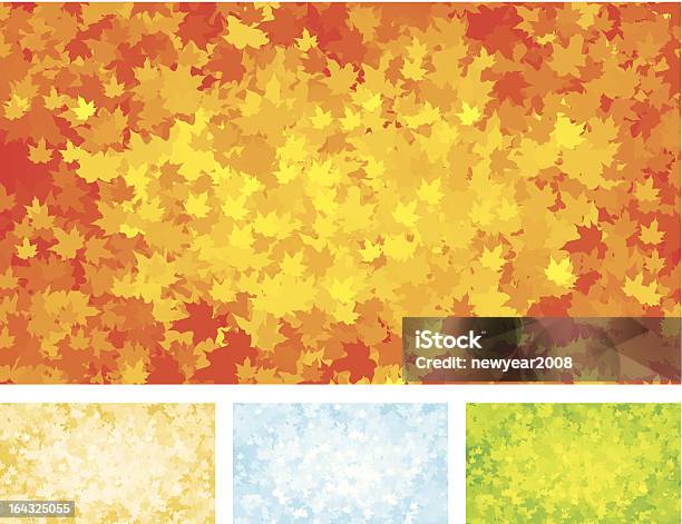 Herbst Hintergrund Stock Vektor Art und mehr Bilder von Abstrakt - Abstrakt, Ahornblatt, Beige